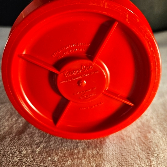 Vtg Red White and Blue Rocket Shape Thermo-Serv Thermos Y2K Made in USA - Picture 5 of 7